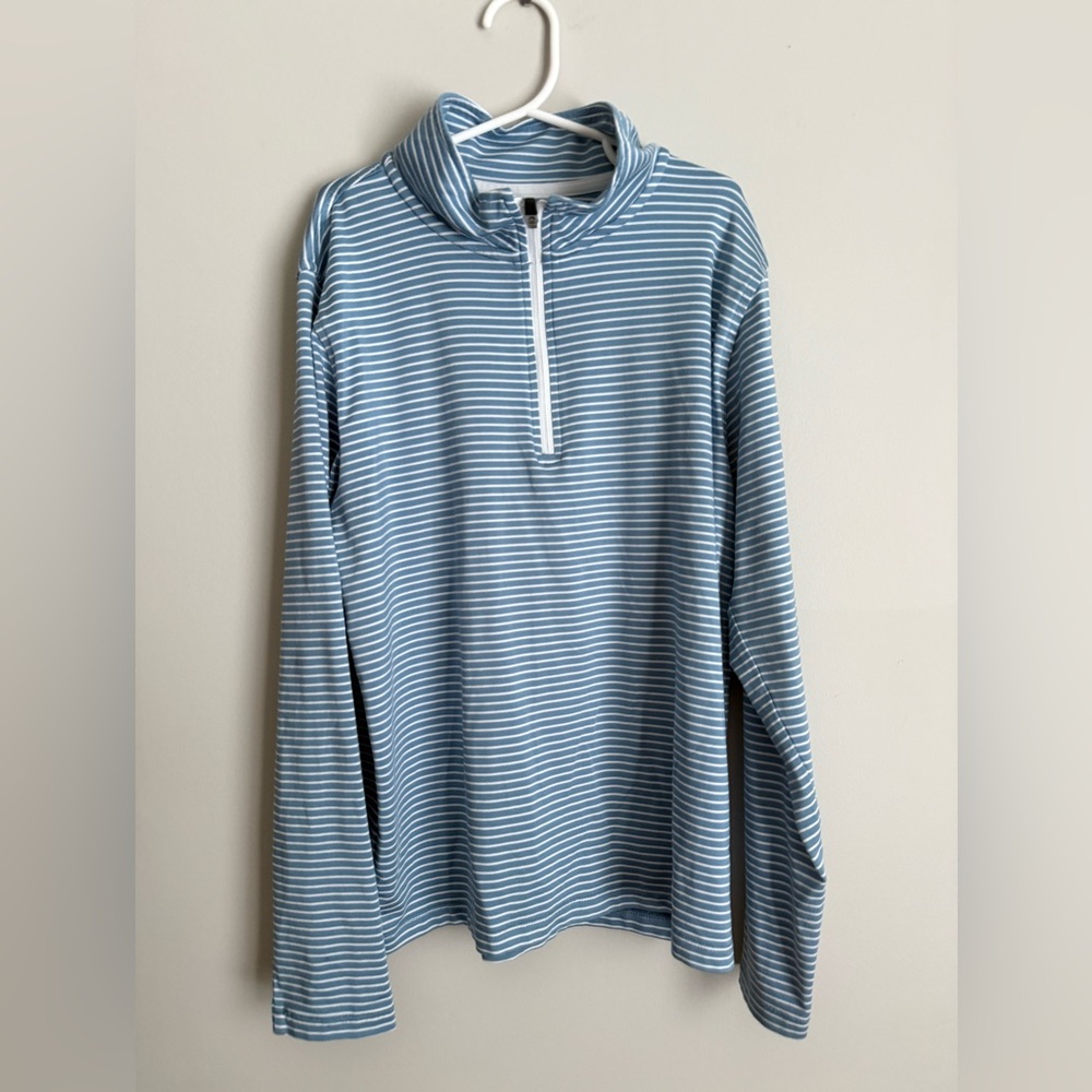 JCrew Crewcuts boys size large athletic performance quarter zip pullover